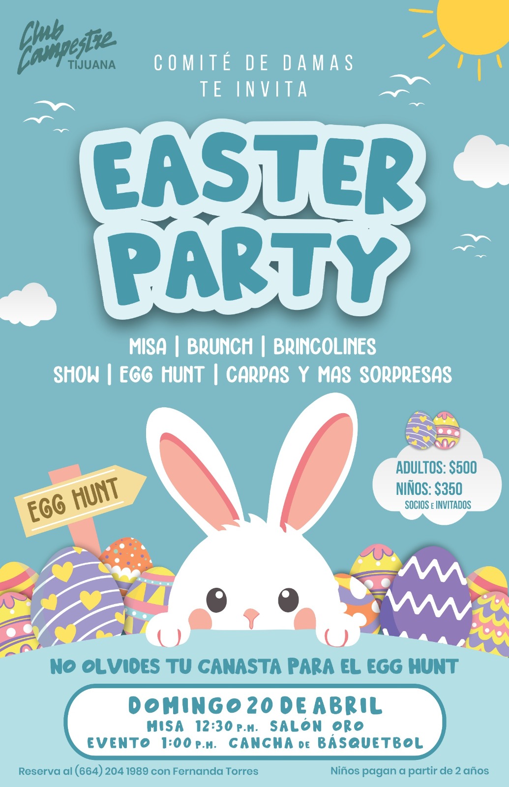 ¡Vive la magia de la Pascua en el Club Campestre Tijuana!